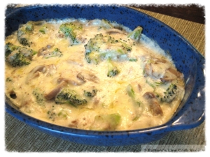 Creamy Broccoli and Mushsrooms