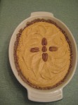 Pumpkin Cheesecake with Pecan-Chia-flax Crust
