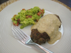 mexican-meatloaves-with-creamy-chili-sauce