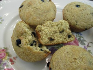 Wild Blueberry Bran Muffins